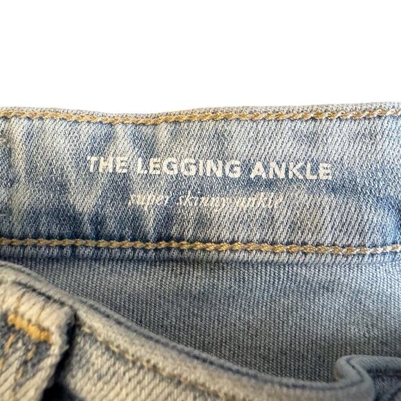 AG Adriano Goldschmied jeans womens 27R 27 Blue Legging Ankle Skinny Light 1177 - Picture 5 of 14